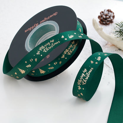 24 Yards Christmas Satin Ribbon for Crafts