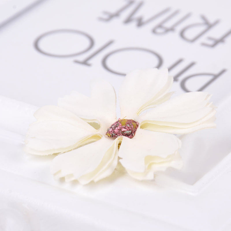 4.5cm Silk Flower Heads for Crafting Pack 100