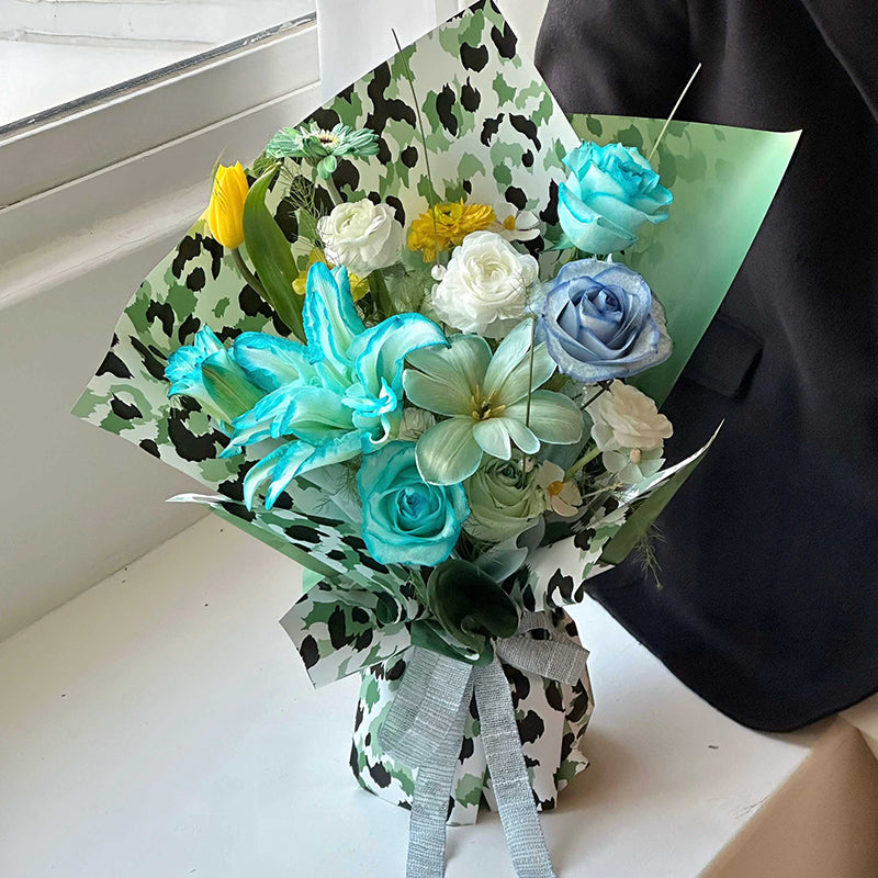 20pcs Leopard Print Bouquet Paper (57x57cm)