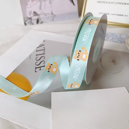 Cartoon Animal Gift Ribbon (1.8cmx20Yd)