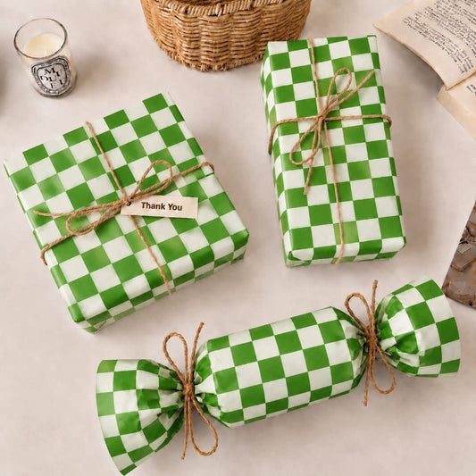 Classic Checkered Printed Tissue Paper Pack 50