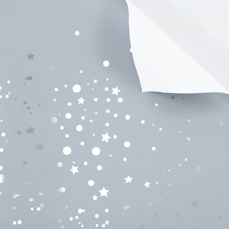 20pcs Dual-Color Starry Sky Bouquet Paper (57x57cm)