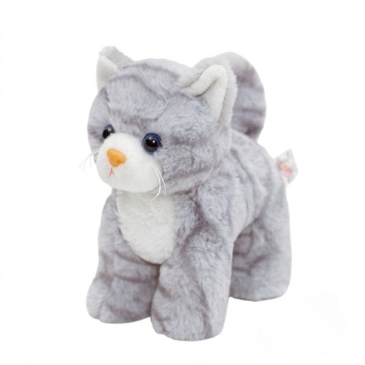 Peluche chat debout toute douce de 7 po