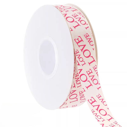 LOVE Hearts Valentine's Day Ribbon (2.5cmx40Yd)