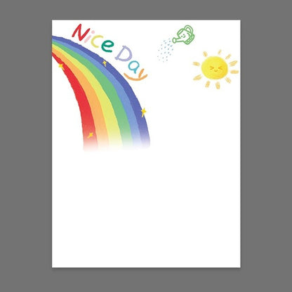 10pcs Rainbow Flower Wrapping Paper (38x50cm)