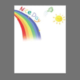 Load image into Gallery viewer, 10pcs Rainbow Flower Wrapping Paper (38x50cm)