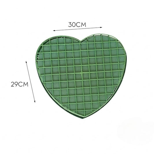 Heart Floral Foam Cage with Suction Cups (29x30cm)