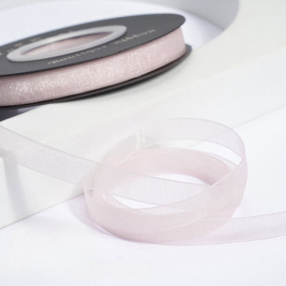 Solid Color Sheer Organza Ribbon (10mmx50Yd)
