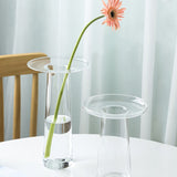 Load image into Gallery viewer, Clear T-Shaped Hydroponic Glass Vase