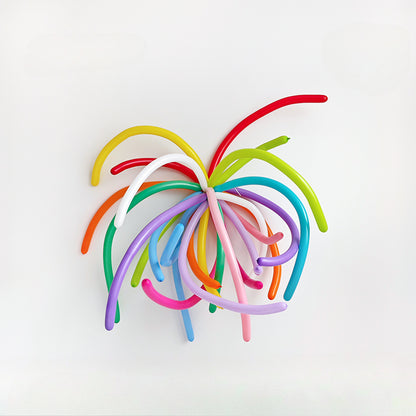 Colorful Firework Skinny Long Balloons Kit