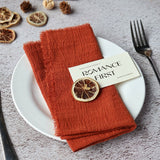 Load image into Gallery viewer, 10pcs Fringed Cotton Cloth Napkins (42x42 cm)