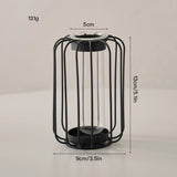 Load image into Gallery viewer, Sleek Metal Frame Test Tube Outline Vase