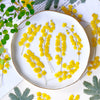 (6-9cm yellow flowers) 50pcs