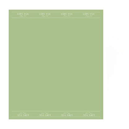 20 feuilles de papier cadeau à motifs fleurs et inscription LOVE (56x56 cm)