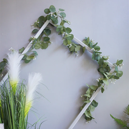 Artificial Eucalyptus Garland with Flowers (170cmL)