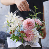 Load image into Gallery viewer, Creative Book-Shaped Acrylic Flower Basket