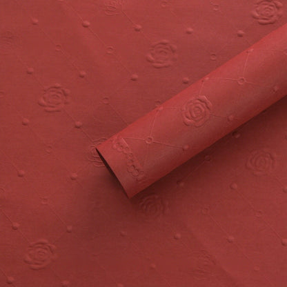 20pcs Embossed Rose Kapok Paper (52x52cm)