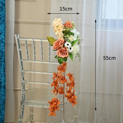 Wedding Aisle Chair Flowers Decorations