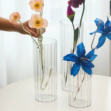 Load image into Gallery viewer, Clear Fluted Acrylic Flower Buckets for Hydrating &amp; Display