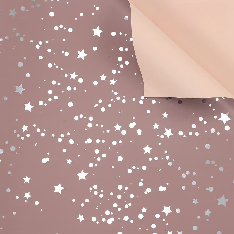 20pcs Dual-Color Starry Sky Bouquet Paper (57x57cm)