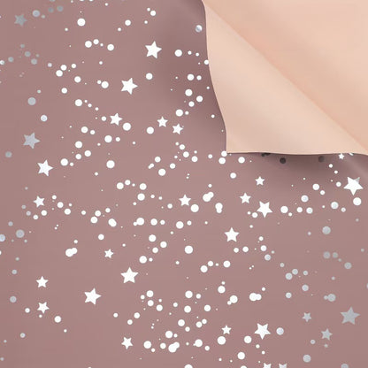 20pcs Dual-Color Starry Sky Bouquet Paper (57x57cm)