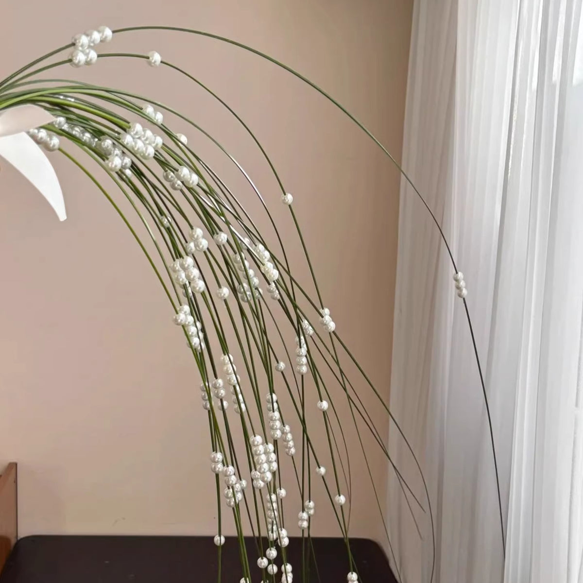 Flexible Artificial Steel Grass for Bridal Bouquets
