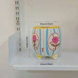 Load image into Gallery viewer, Whimsical Hand-Painted Footed Ceramic Planter