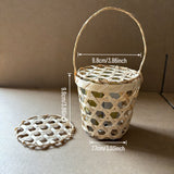 Load image into Gallery viewer, 10pcs Miniature Bamboo Lattice Party Favor Basket