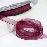 Load image into Gallery viewer, Solid Color Sheer Organza Ribbon (10mmx50Yd)