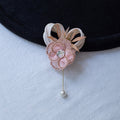 boutonnière rose