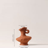 Load image into Gallery viewer, Earthy Tone Sculptural Clay Vase