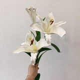 Load image into Gallery viewer, 3-Head Artificial Tiger Lily Flowers 85cmH