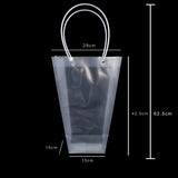 Load image into Gallery viewer, 10pcs Trapezoidal Transparent Bouquet Bags