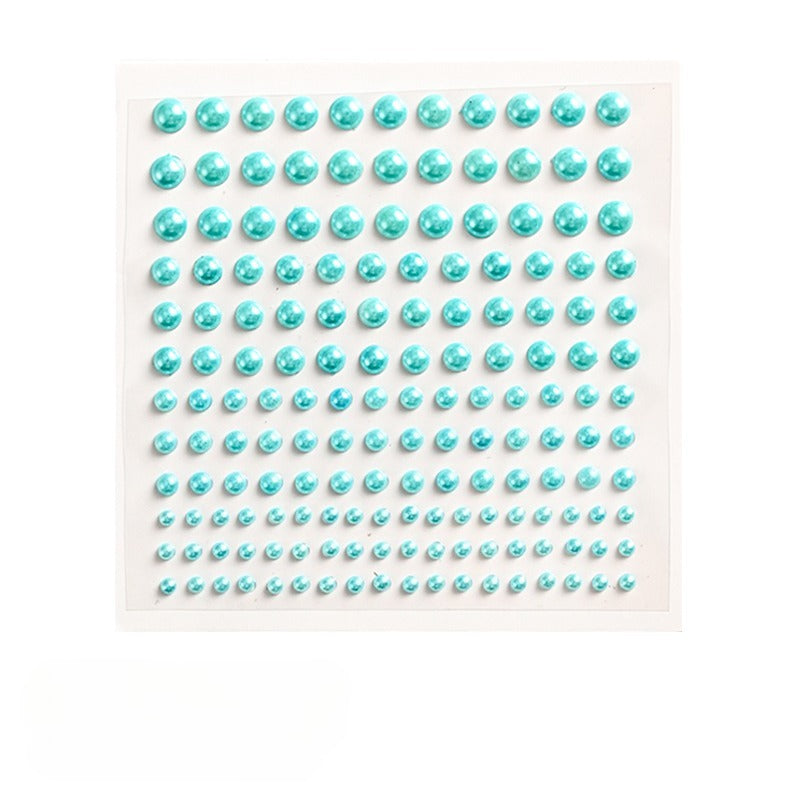 Self-adhesive Decorative Flat Faux Pearls