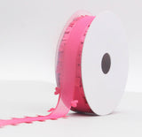 Load image into Gallery viewer, Organza Ribbon with Heart Edge(25mmx20Yd)