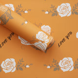 Load image into Gallery viewer, Rose Print Flower Wrap Paper Pack 20 (58x58cm)