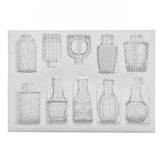 Load image into Gallery viewer, Set of 10 Clear Mini Glass Bud Vases