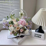 Load image into Gallery viewer, Creative Book-Shaped Acrylic Flower Basket