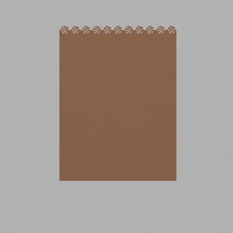 Laser-Cut Rose Edge Flower Wrap Paper Pack 24 (15" x 20")