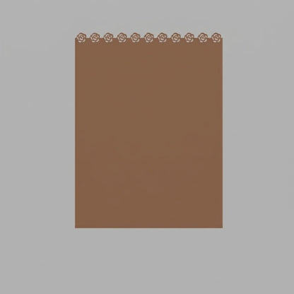 Laser-Cut Rose Edge Flower Wrap Paper Pack 24 (15" x 20")