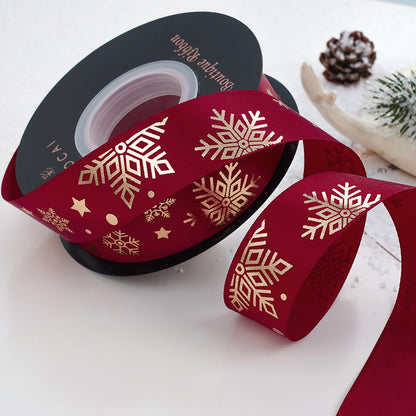 24 Yards Christmas Satin Ribbon for Crafts