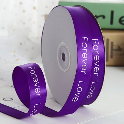 Valentine's Day Forever Love Satin Ribbon (20mmx49Yd)