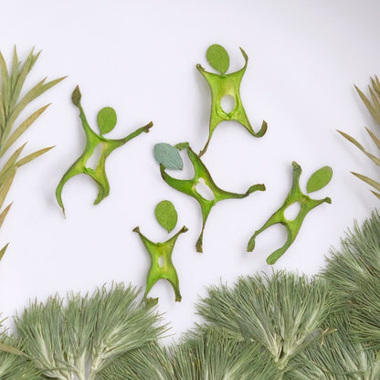 Whimsical Figurine-shaped Pressed Stem Slices