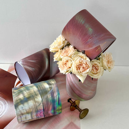 Shell-Inspired Round Floral Gift Box