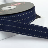 Load image into Gallery viewer, Stripe Saddle Stitch Grosgrain Ribbon (25mmx20Yd)