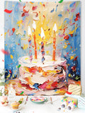 Load image into Gallery viewer, Birthday Cake Backdrop for Birthday Party (150x120cm)