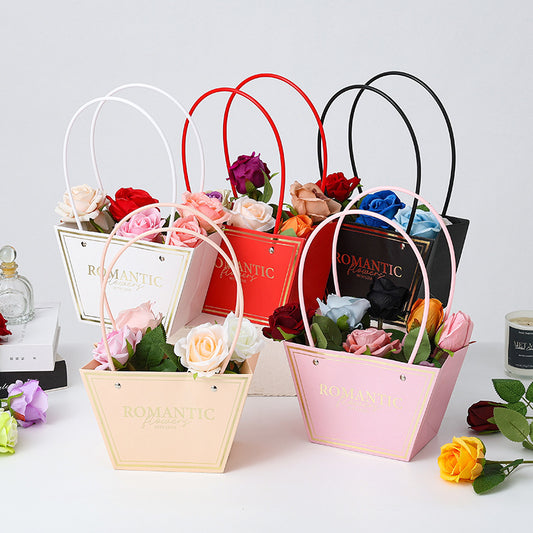 Trapezoid Floral Arrangement Bags Pack 10