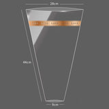 Load image into Gallery viewer, 60pcs Gold LOVE Print Clear Flower Sleeves Bags