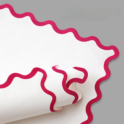 20pcs Velvet Edged Floral Wrap Paper (53x42cm)
