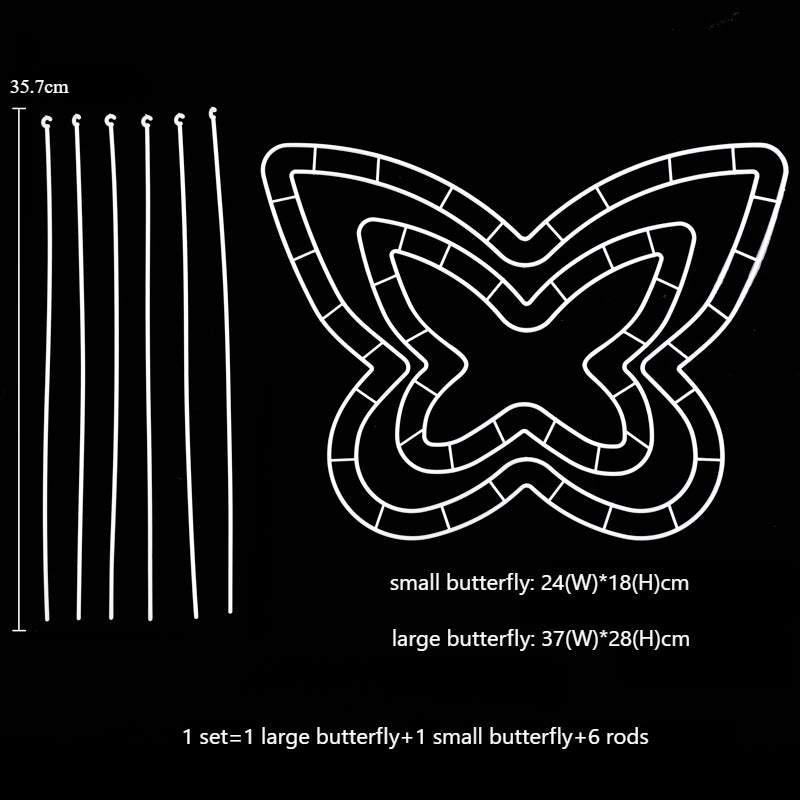 Butterfly Bouquet Floral Arrangement Frame (3 Sets)